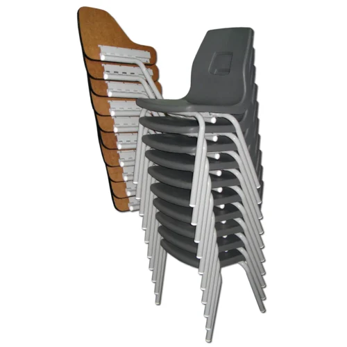 Chaises tablettes empilables