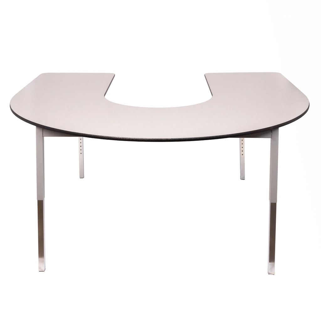 Table tout usage sans tablette – Fer-à-cheval