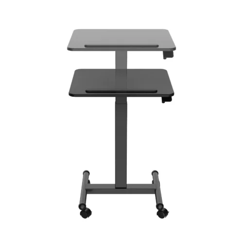 Pneumatic height-adjustable table