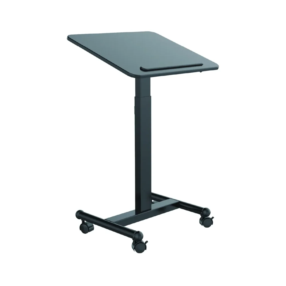 Pneumatic height-adjustable table