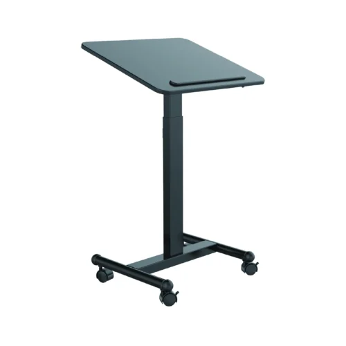 Pneumatic height-adjustable table