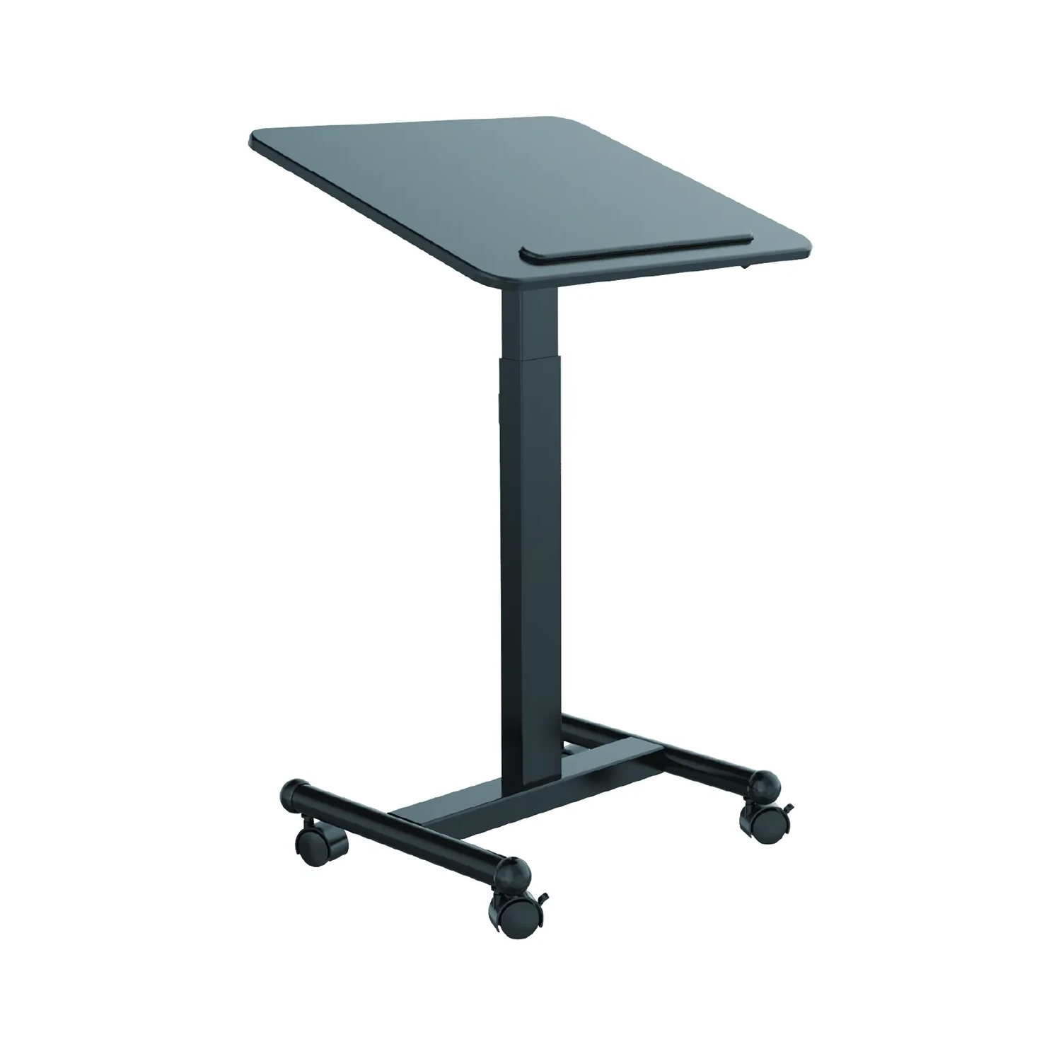 Pneumatic height-adjustable table