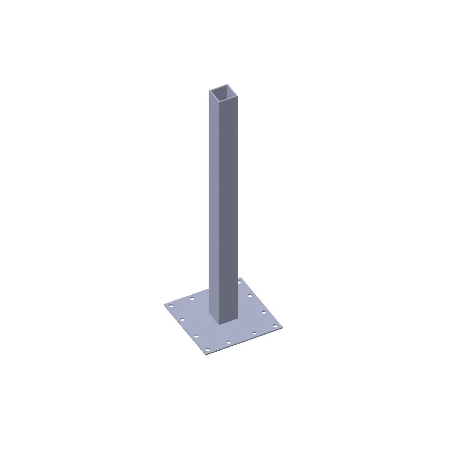Attache de fixation 3 x 3 po